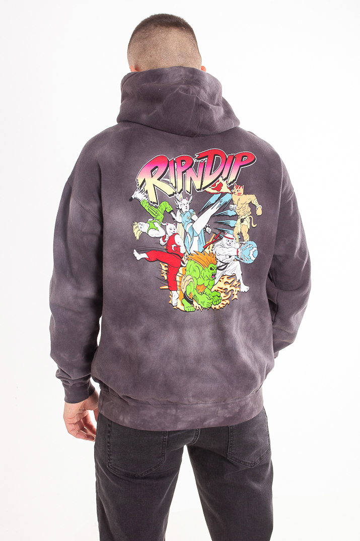 Ripndip Nerm Fighter Hoodie Washed Black Rnd4720