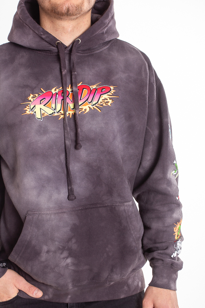 Ripndip Nerm Fighter Hoodie Washed Black Rnd4720