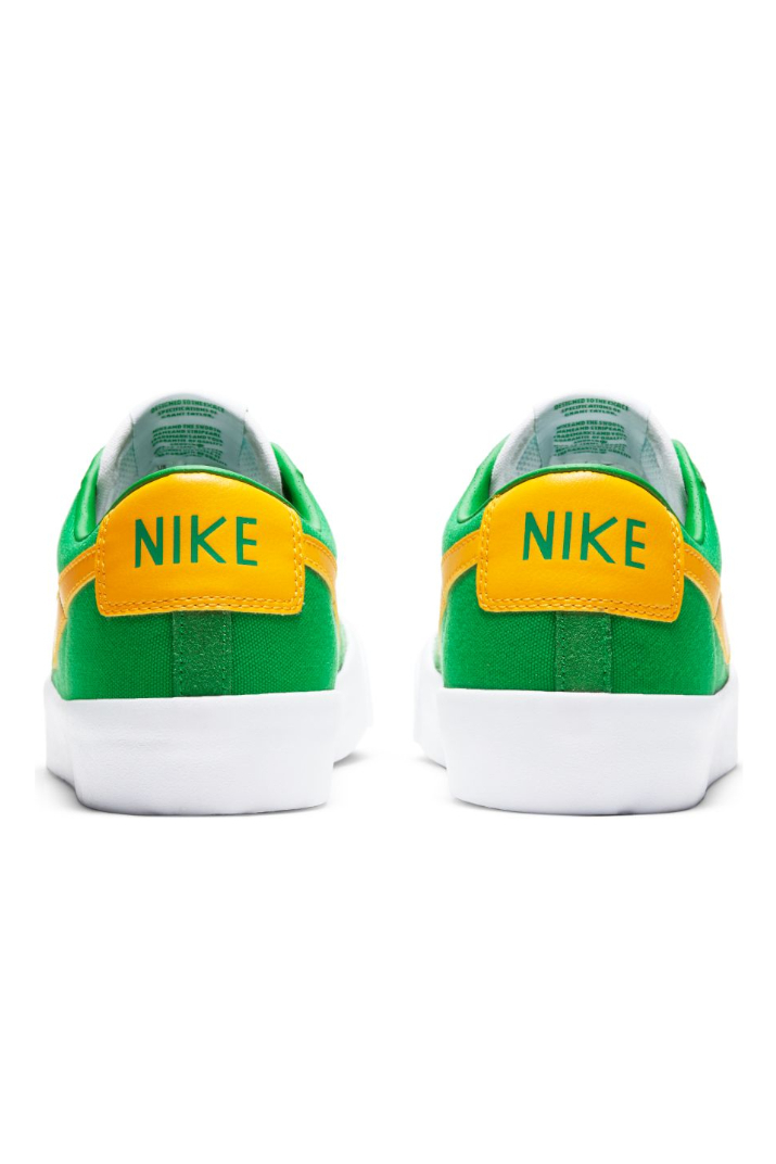 Nike Sb Zoom Blazer Low Pro Gt Sneakers Lucky Green Gold Black Dc7695 300