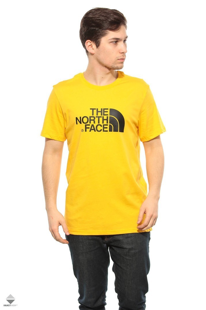 north face t shirt yellow