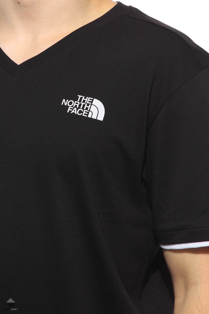 North Face V-Neck T-shirt Black T92S5OJK3