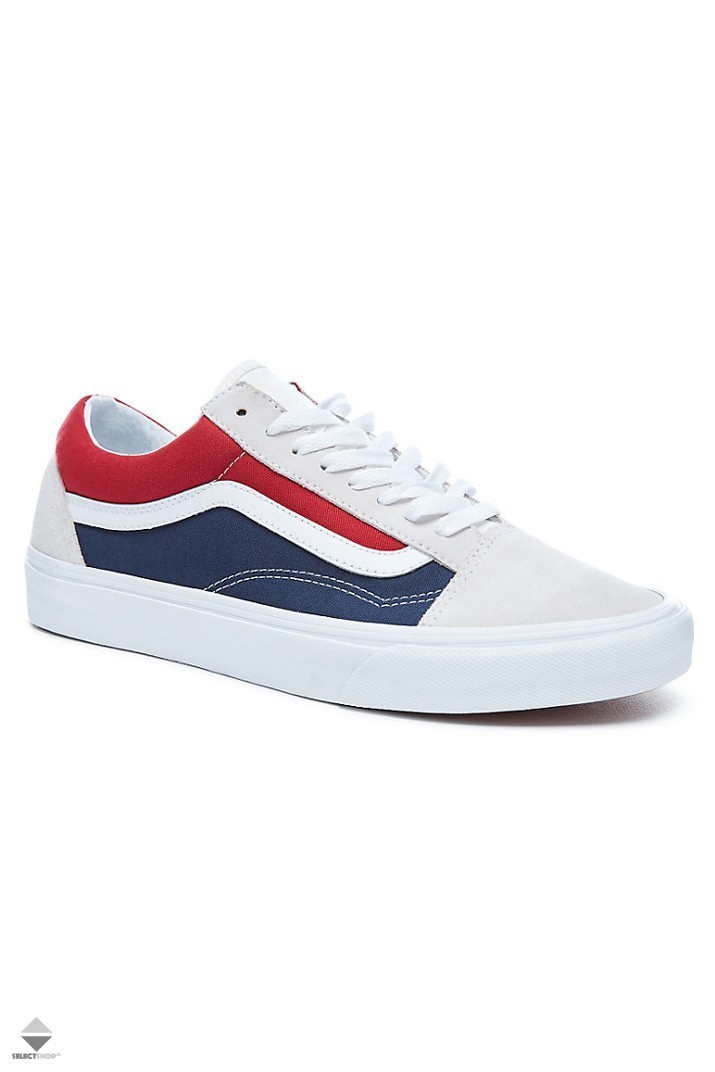 vans red blue and white