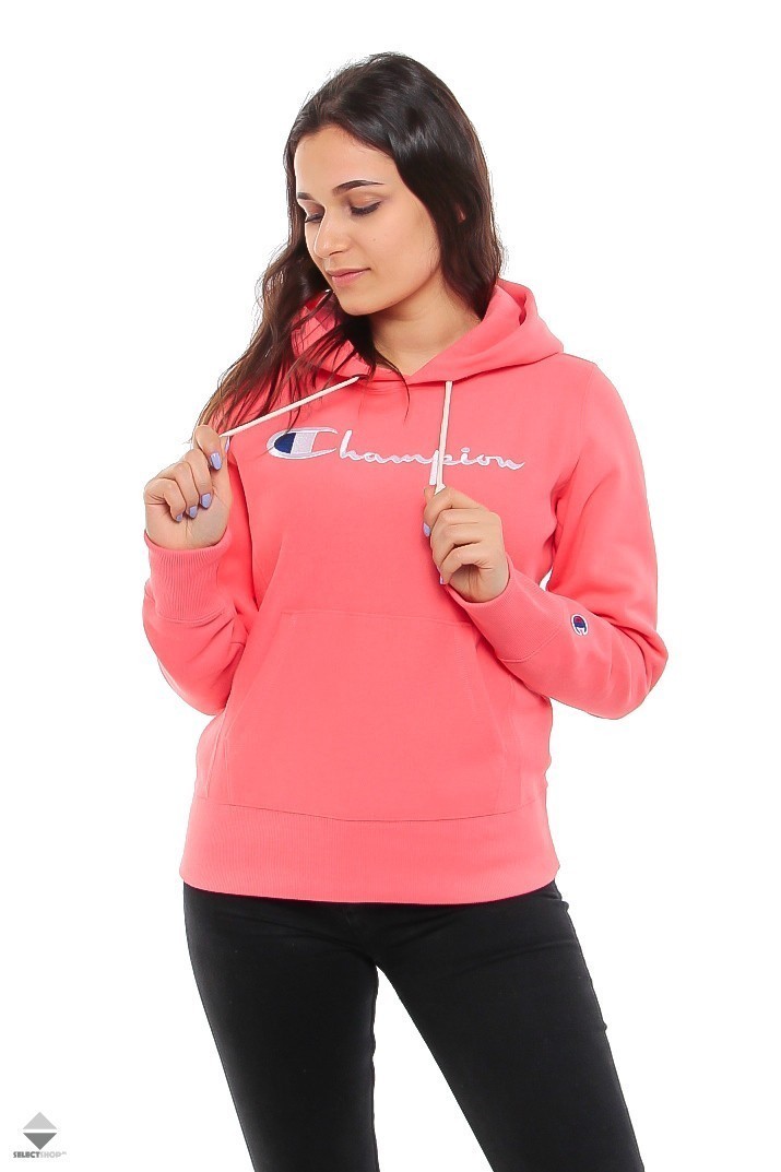 champion pink hoodie womens