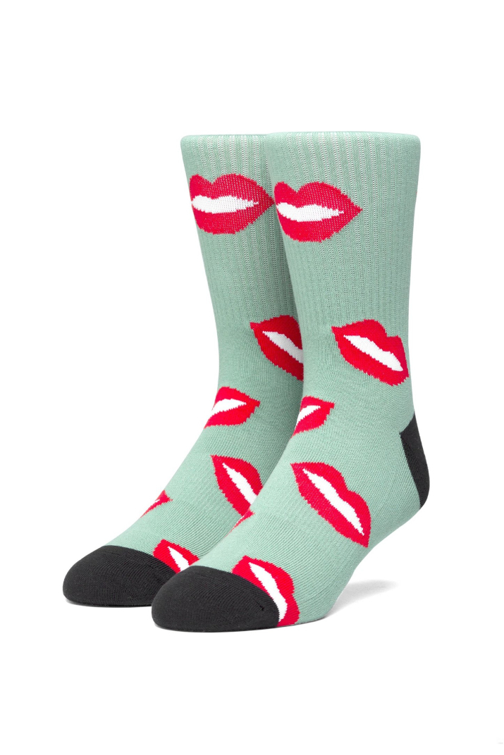 HUF Kiss Socks SK00463 Dark Green