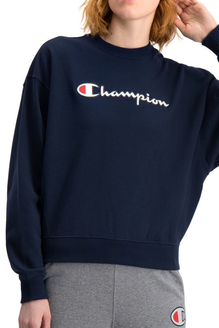 Champion Women's Crewneck Sweatshirt 112640 BS538 NVB Navy