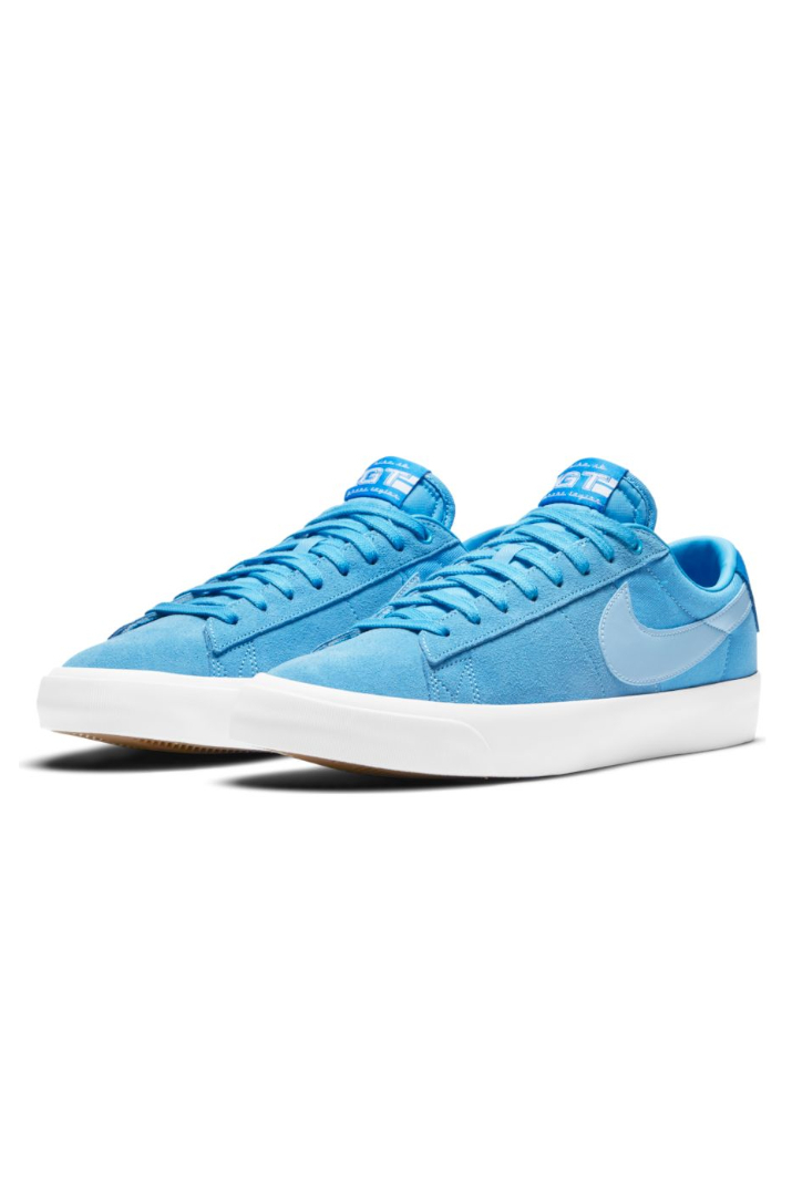 Nike Sb Zoom Blazer Low Pro Gt Sneakers Coast Blue White Dc7695 400