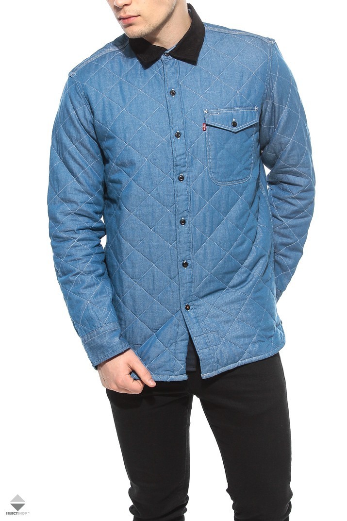 levi's quilted shirt jacket