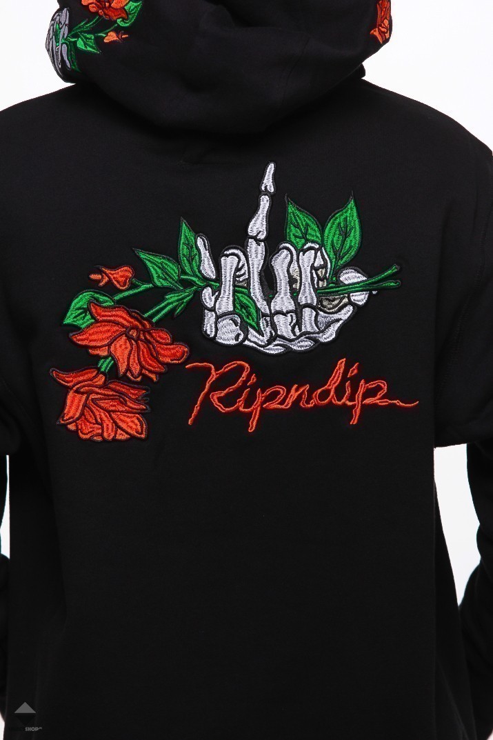 ripndip dead rose hoodie