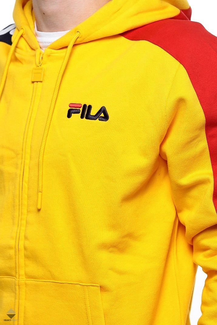 fila hoodie yellow