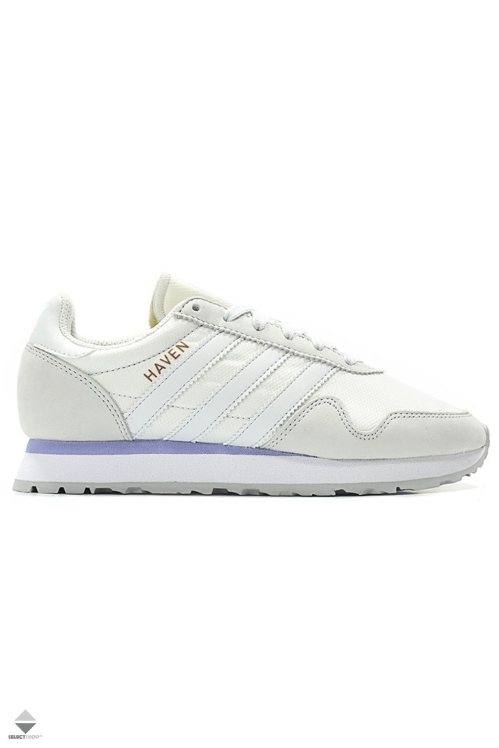 Adidas Haven W Womens Sneakers (WHITE / LIGHT GREY / GOLD)