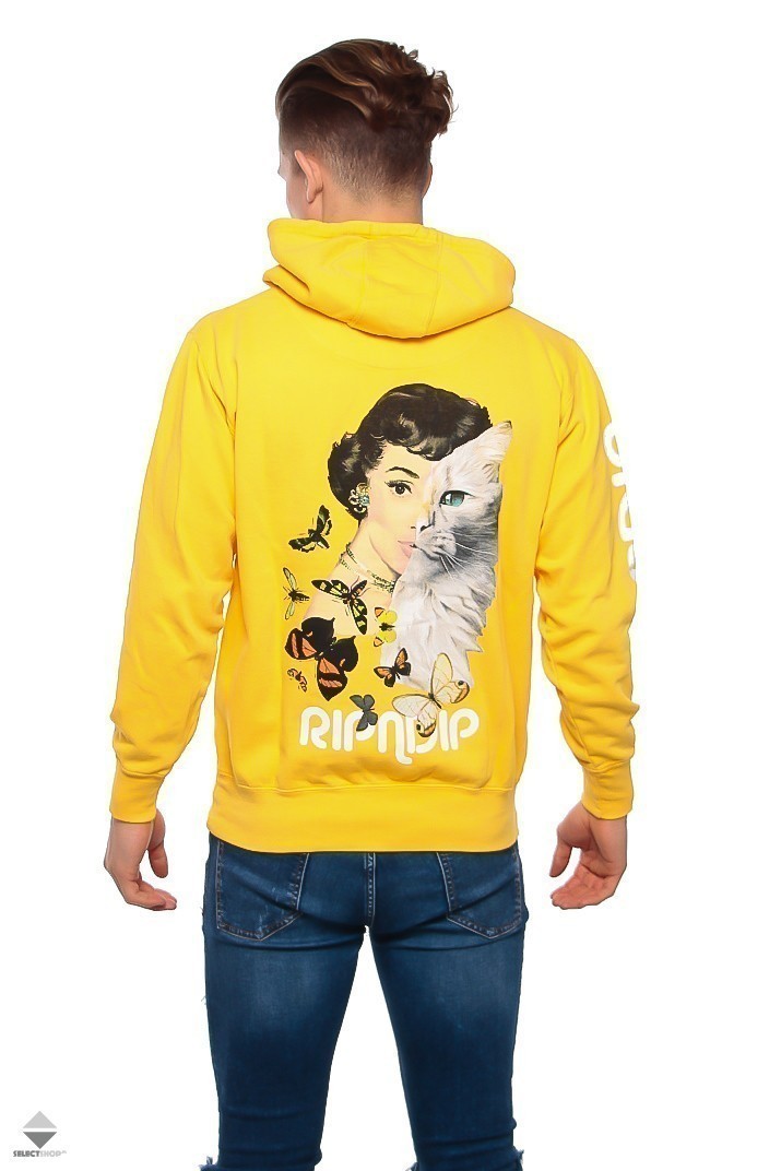 yellow rip n dip hoodie