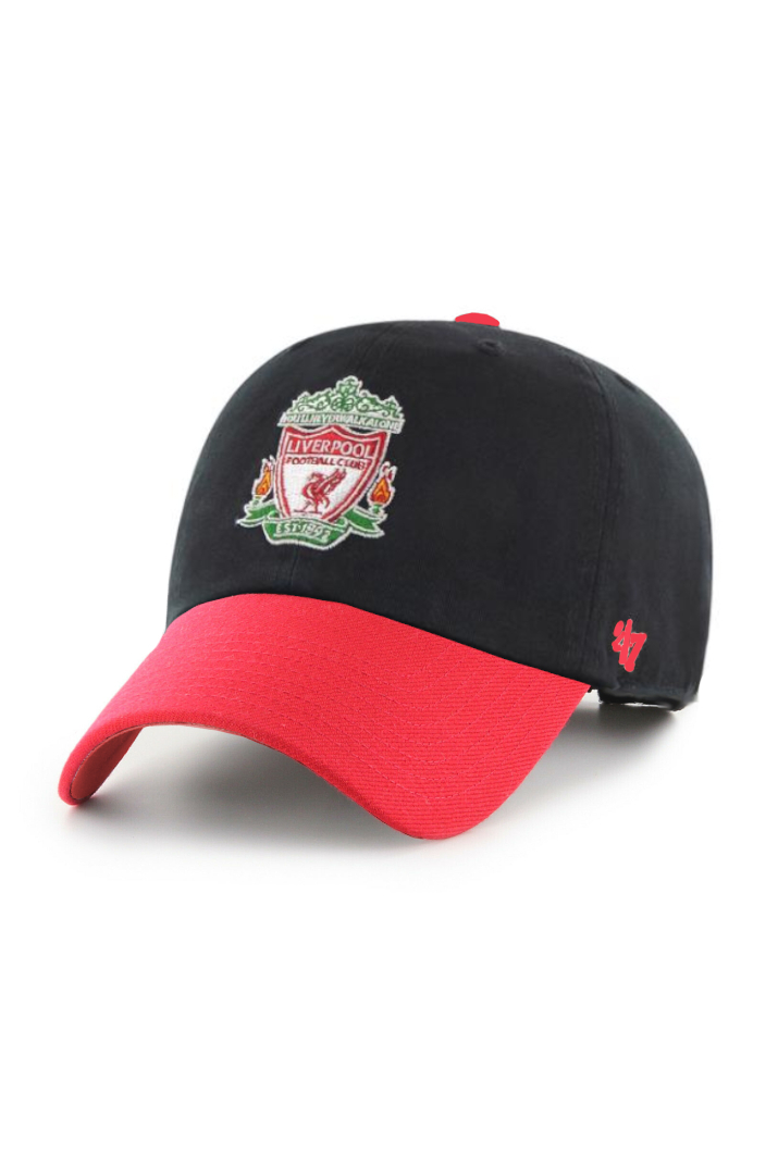 47 Brand Fc Liverpool Mvp Kids Cap Epl Shstk04bcv Bk Black Red