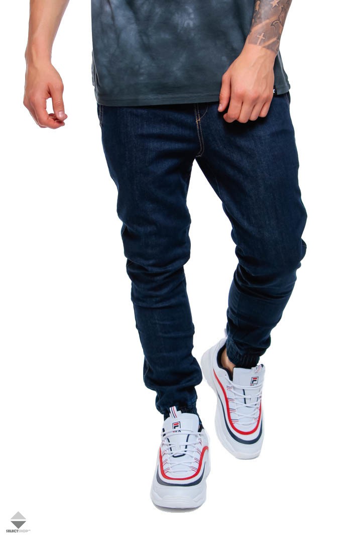 dark blue jogger pants