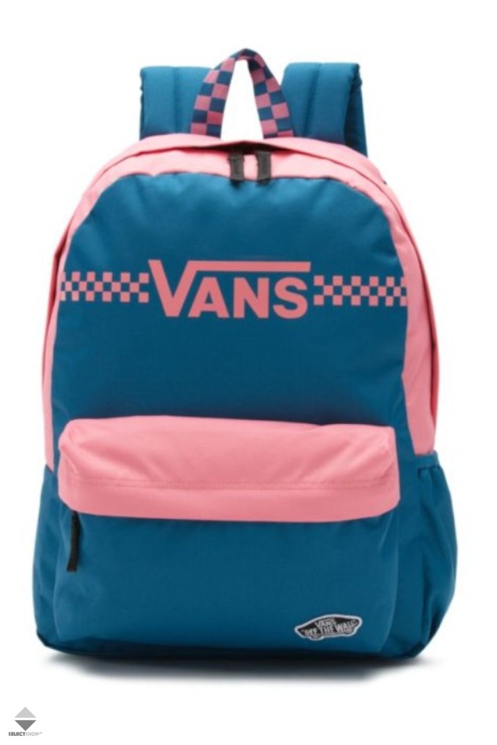 vans pink and blue backpack