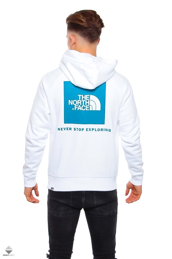 teal north face hoodie