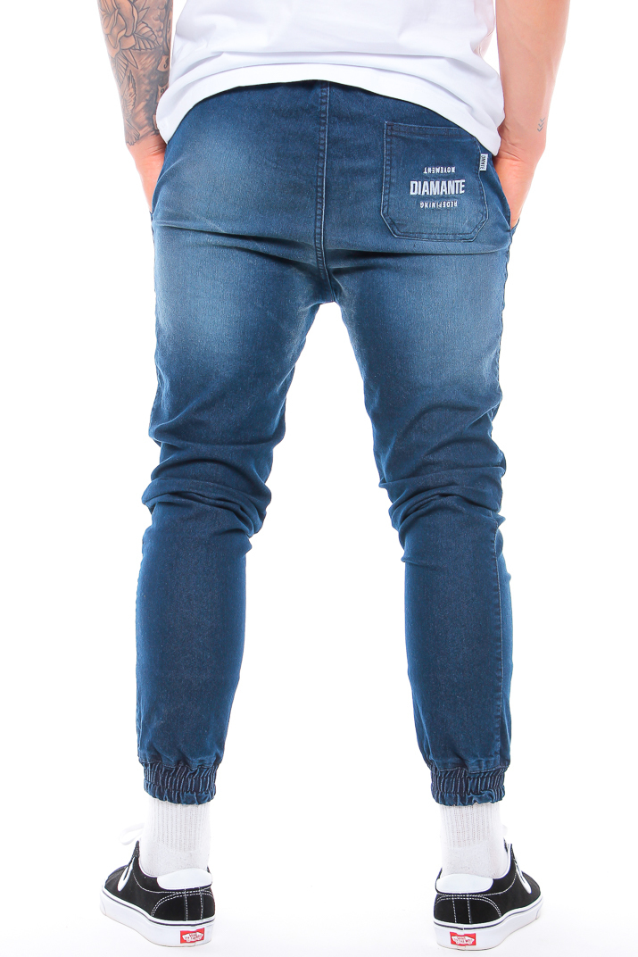 Diamante Wear RM Jogger Jeans Pants Dark Navy Sp18