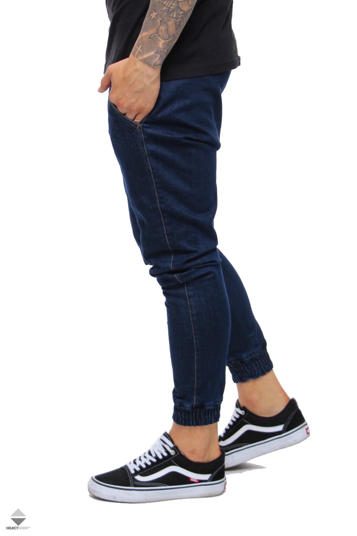 dark blue jogger pants