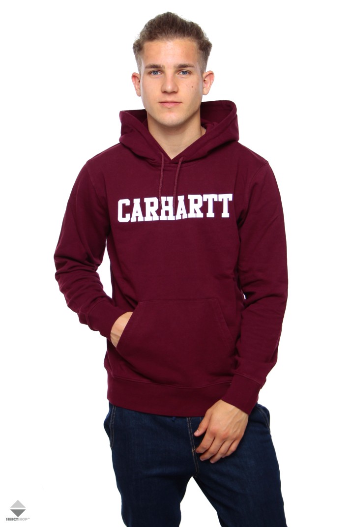 carhartt maroon hoodie