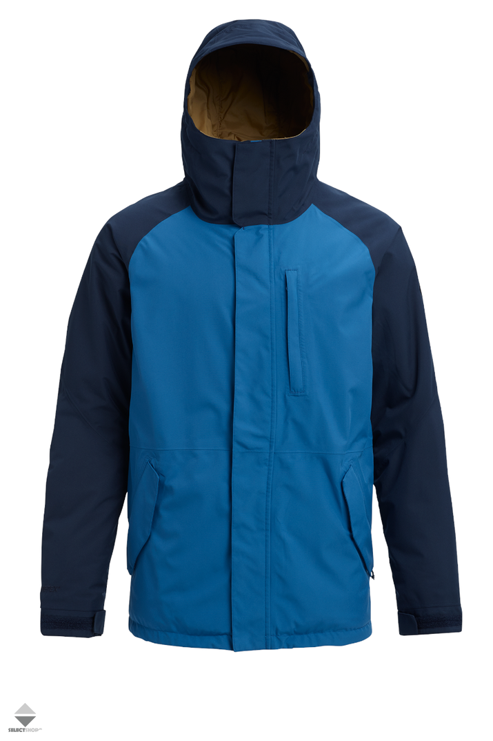 Burton Gore Tex Radial Insulated Snow Jacket Vallarta Blue Mood Indigo