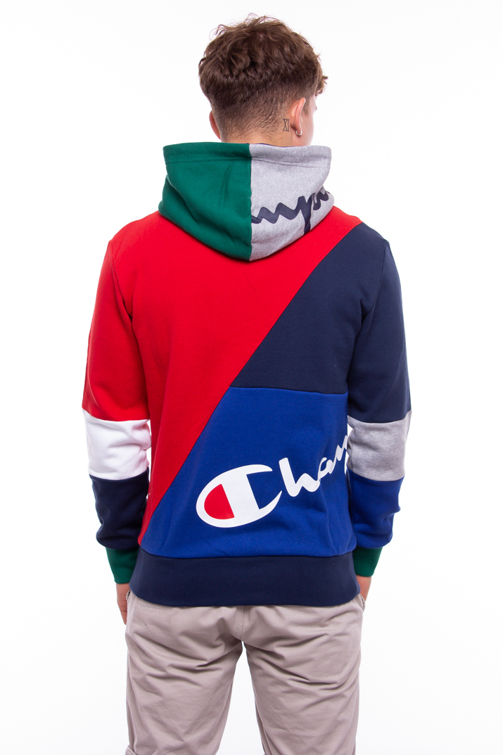 champion patchwork hoodie