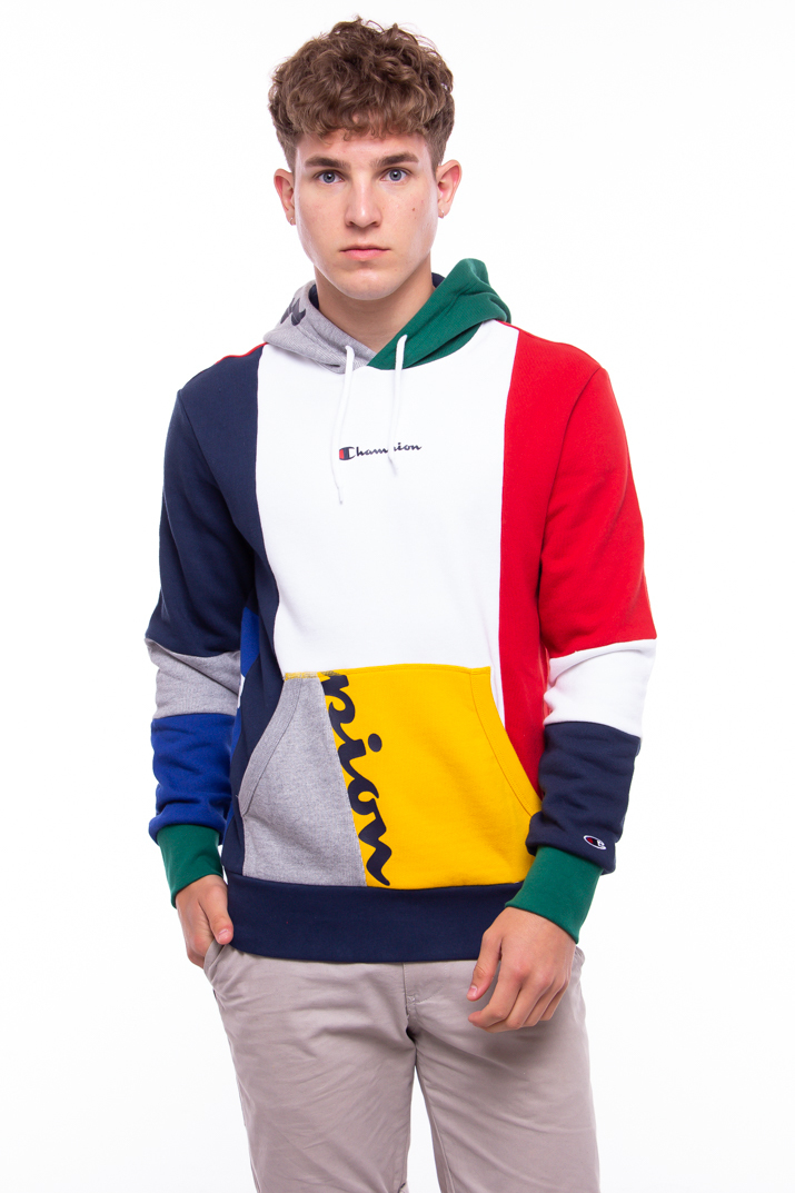 champion patchwork hoodie