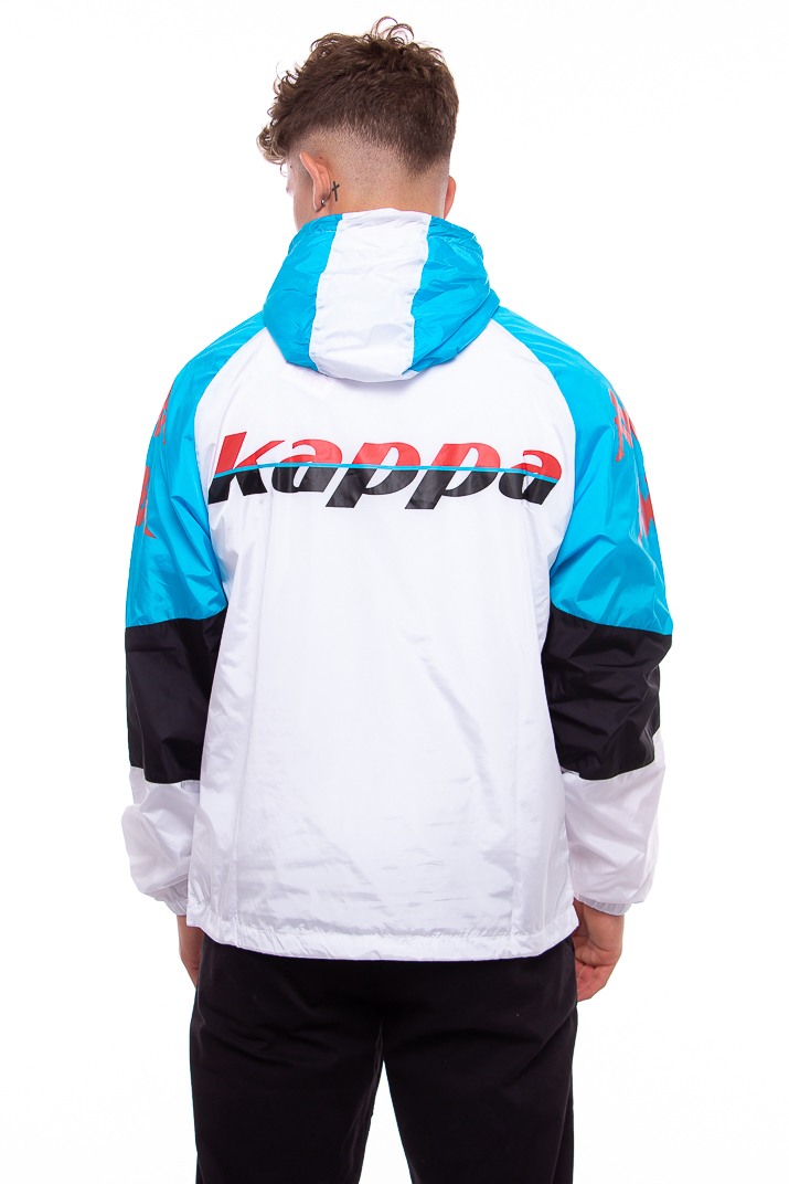 kappa windbreaker white