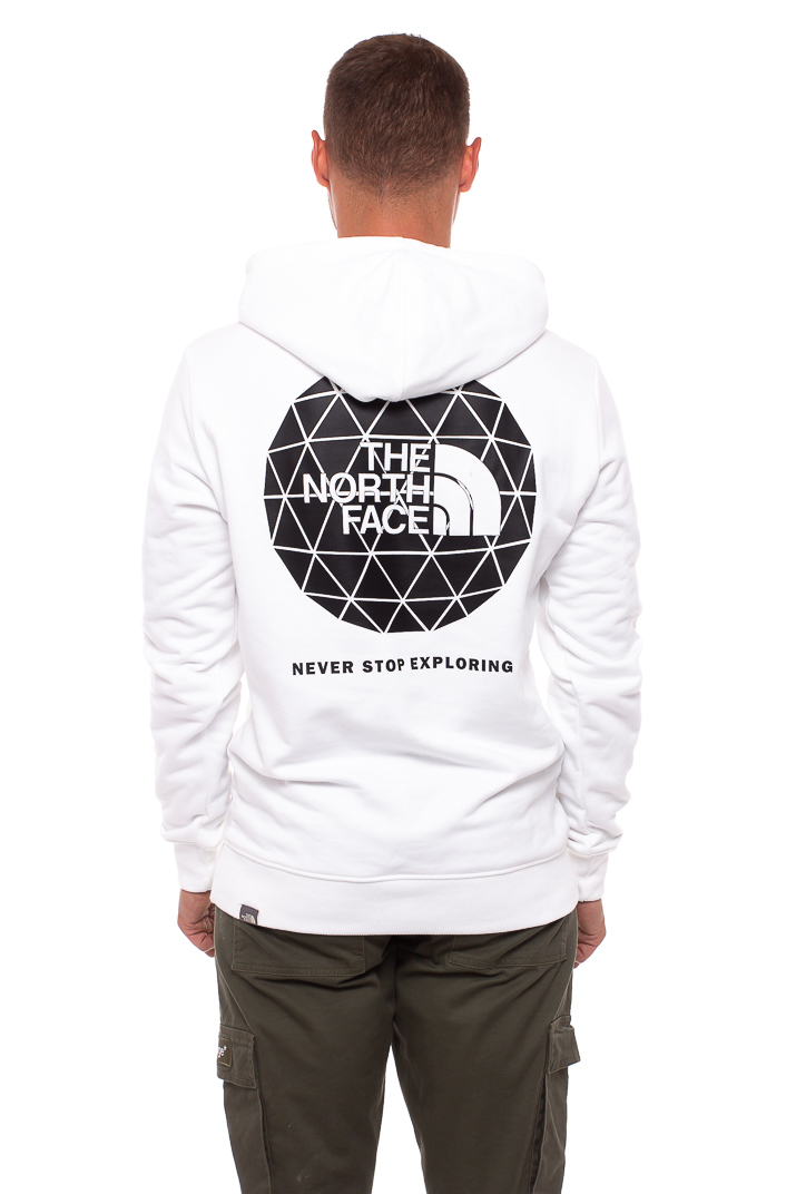 north face white hoodie