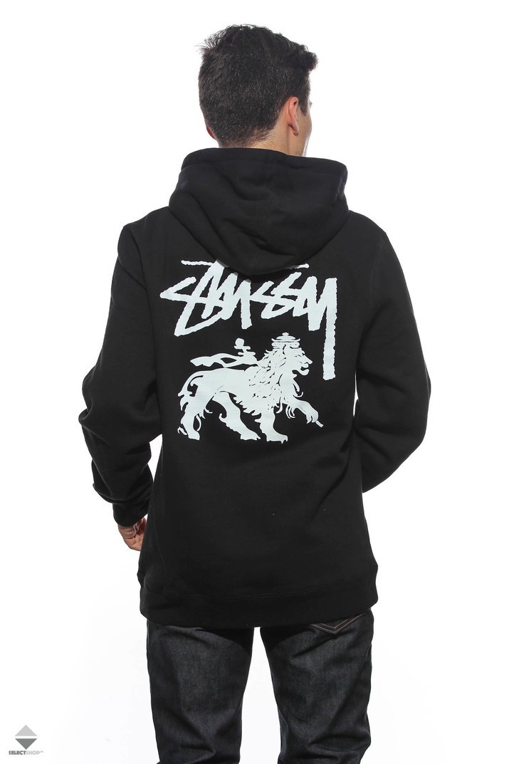 stussy lion hoodie