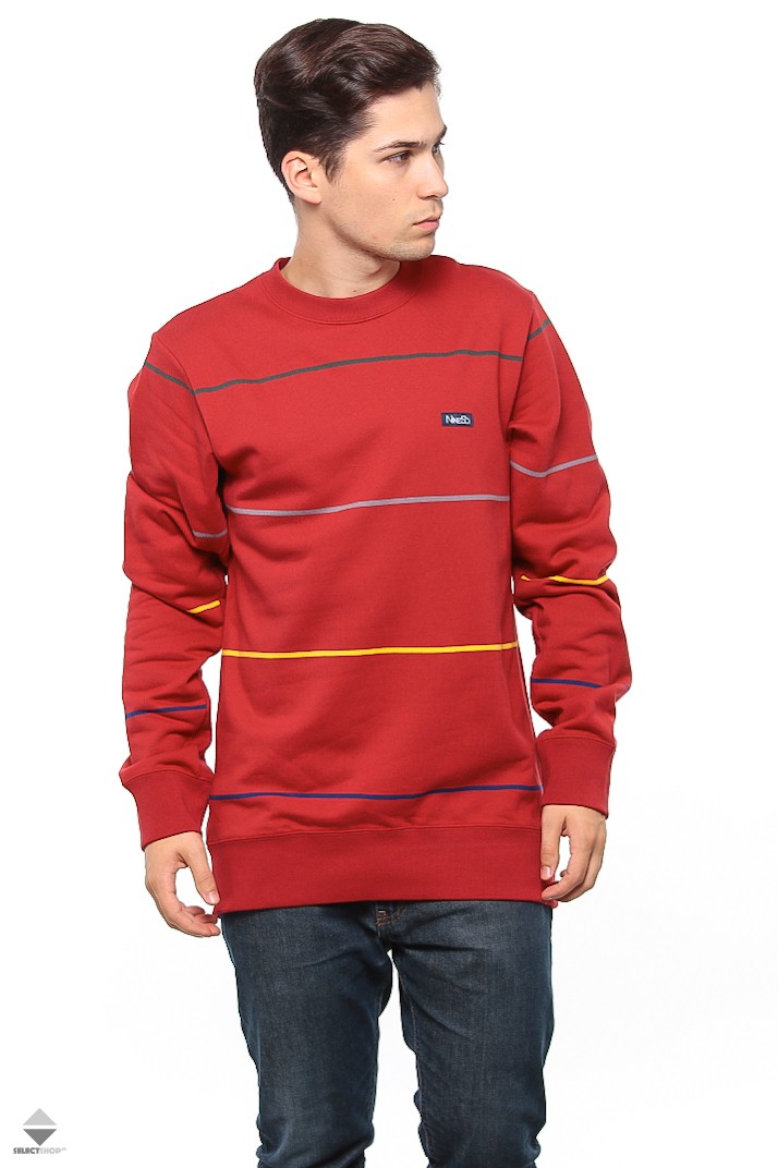 nike sb everett stripe crewneck sweatshirt