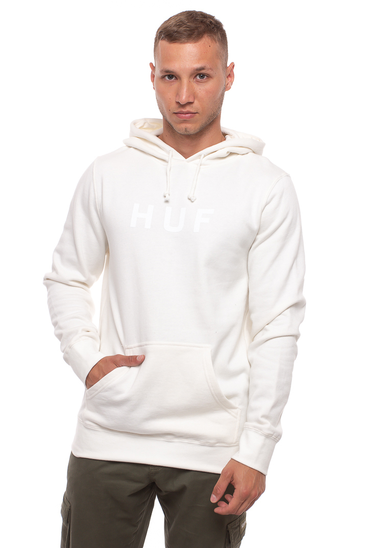 huf hoodie white