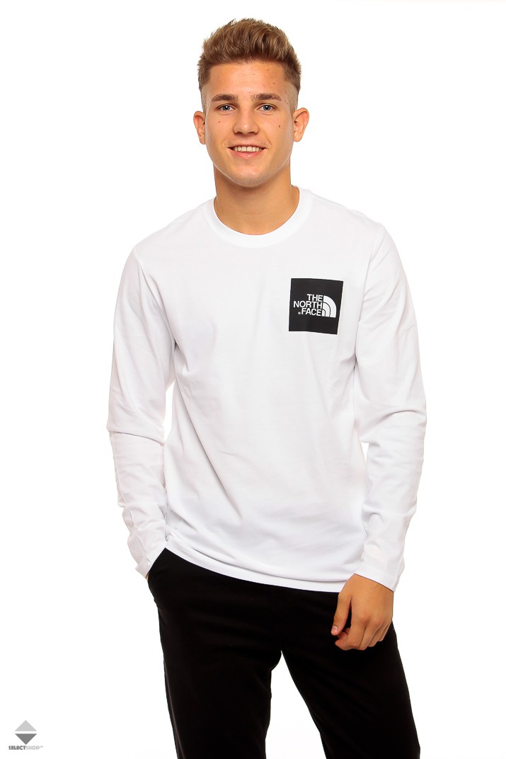 the north face long sleeve white