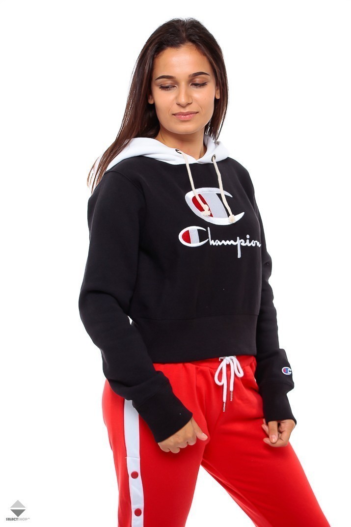 champion black womens hoodie