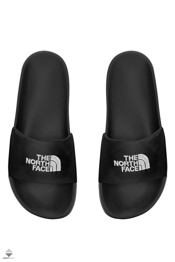 The North Face Nuptse Sliders Black White T Ahky