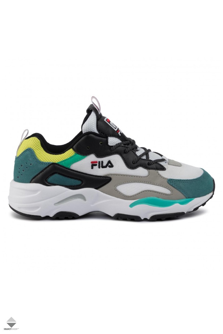 fila ray tracer white grey lime