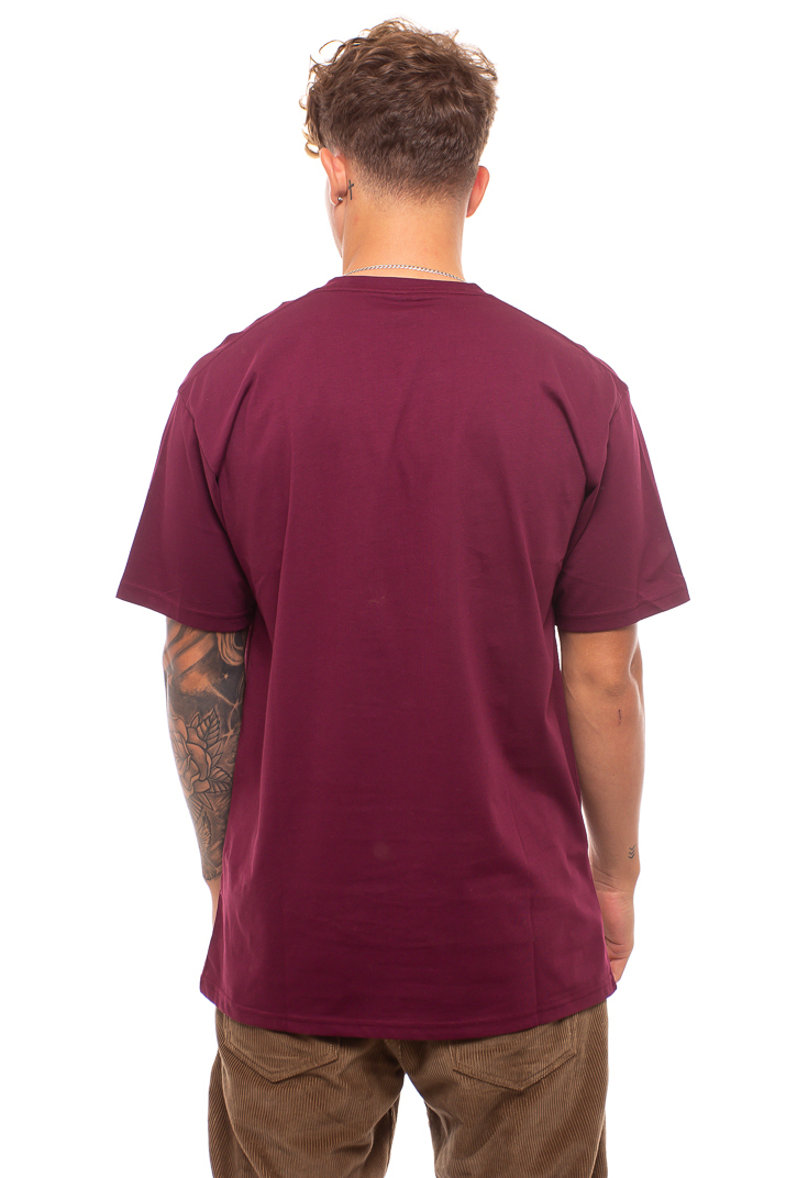 Vans Classic T Shirt Burgundy V00gggz28