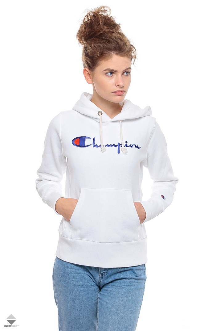 champion script logo rose hoodie