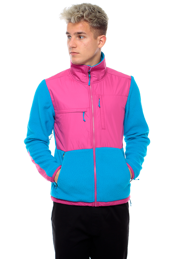 pink denali north face jacket