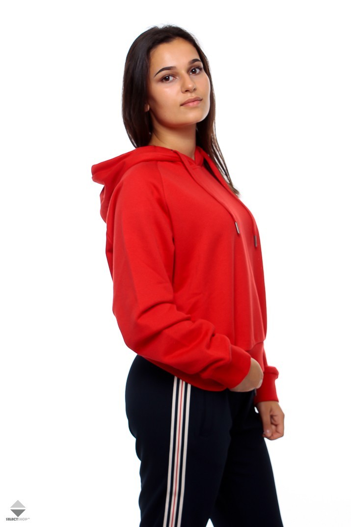 fila hoodie womens red