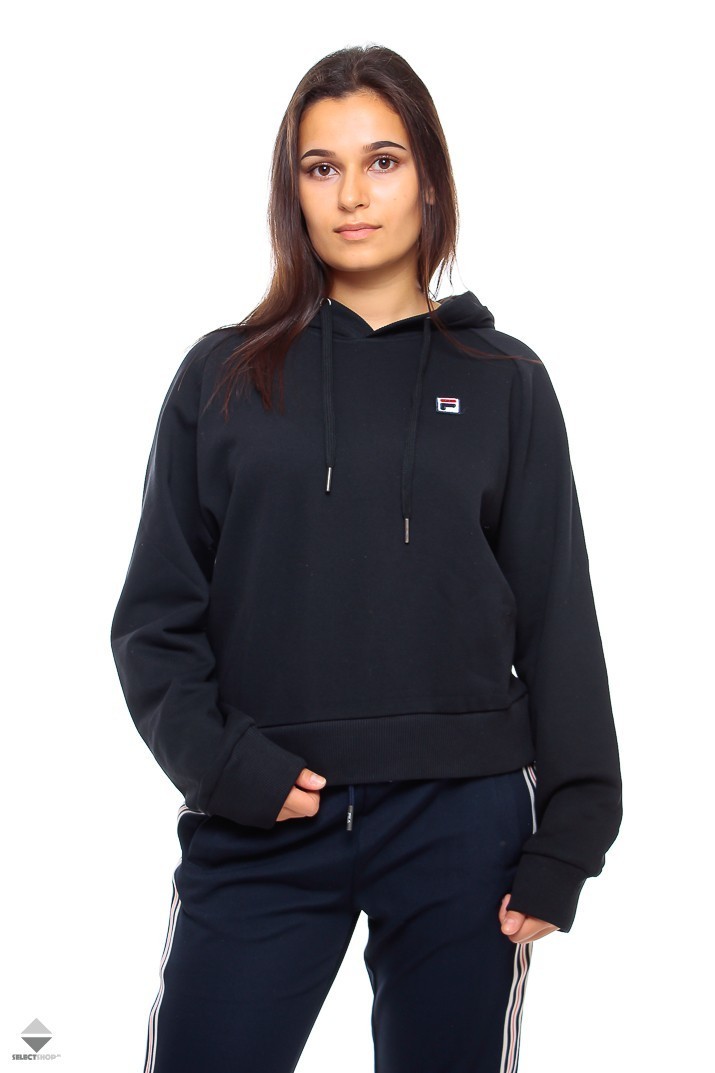 black fila hoodie women's