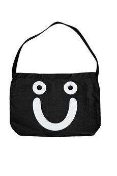 Sad bag. Lazy Oaf natural Happy Sad Tote Bag.