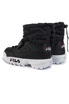 fila snow boots black