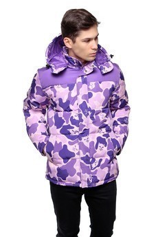 Ripndip Nerm Camo Puffer Jacket RND2706 Purple Camo