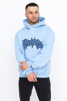 An Appendage Stamp Hoodie Baby Blue