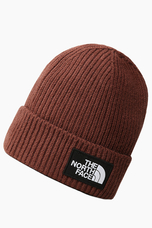 The North Face Logo Box Cuffed Beanie Dark Oak NF0A3FJX6S2